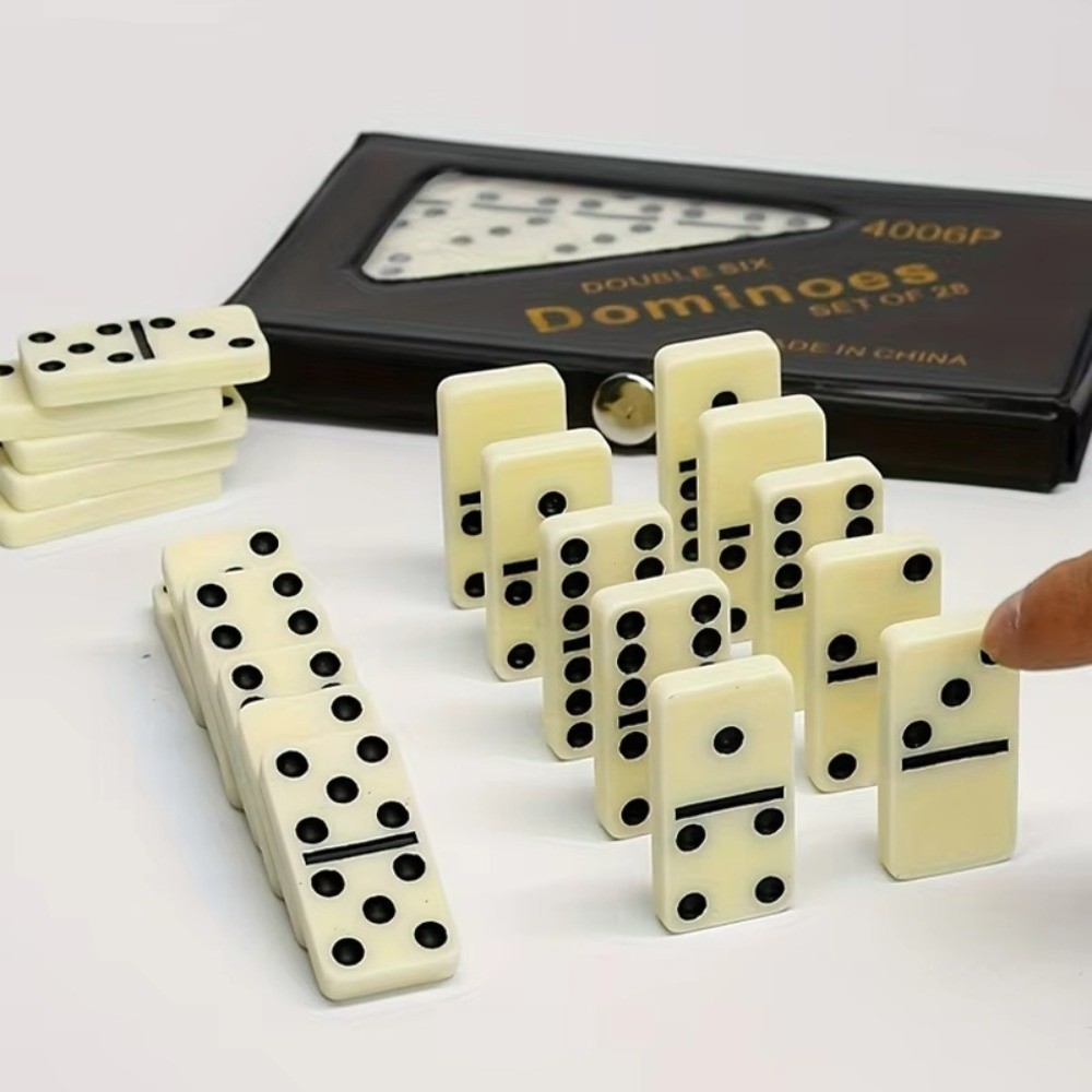 Board Game Monopoli - 28 Buah Set Domino Enam Ganda