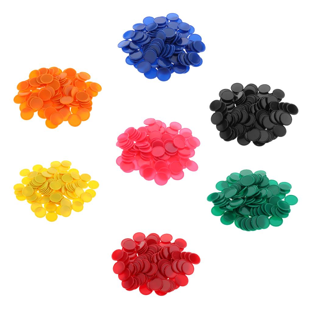 Game Token Counter - 100 Buah Disk Penghitung Belajar Plastik