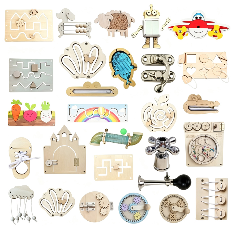 Board Game Enthusiast - Aksesori anak papan sibuk DIY Kegiatan