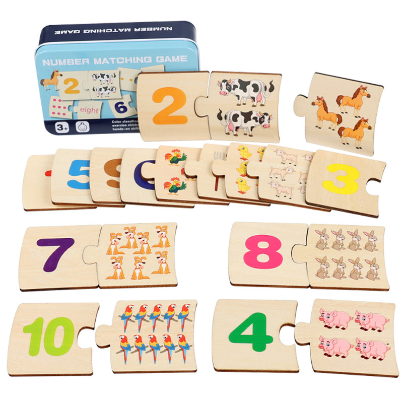Board Game Enthusiast - Papan Puzzle Kayu Bentuk Hewan dan