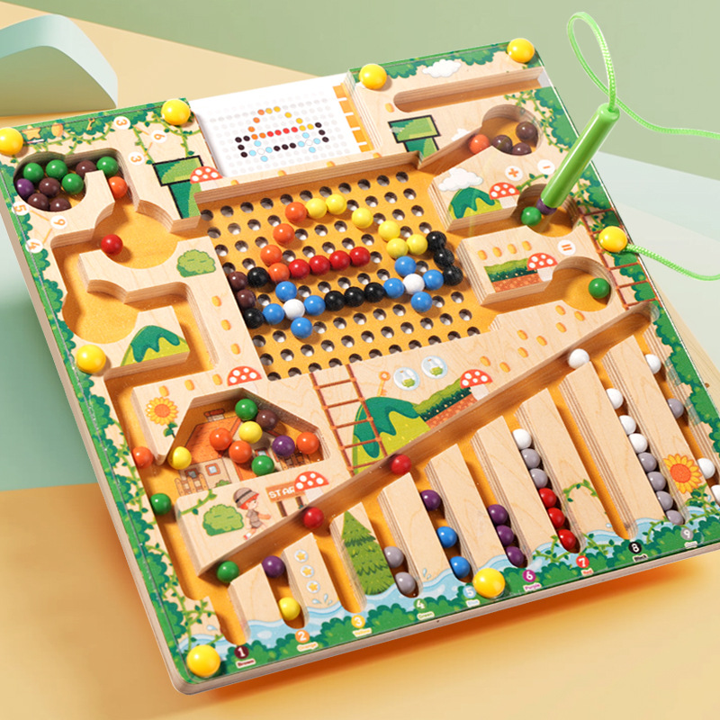 Board Game Idea - Permainan penyortiran magnetik mainan Puzzle Montessori