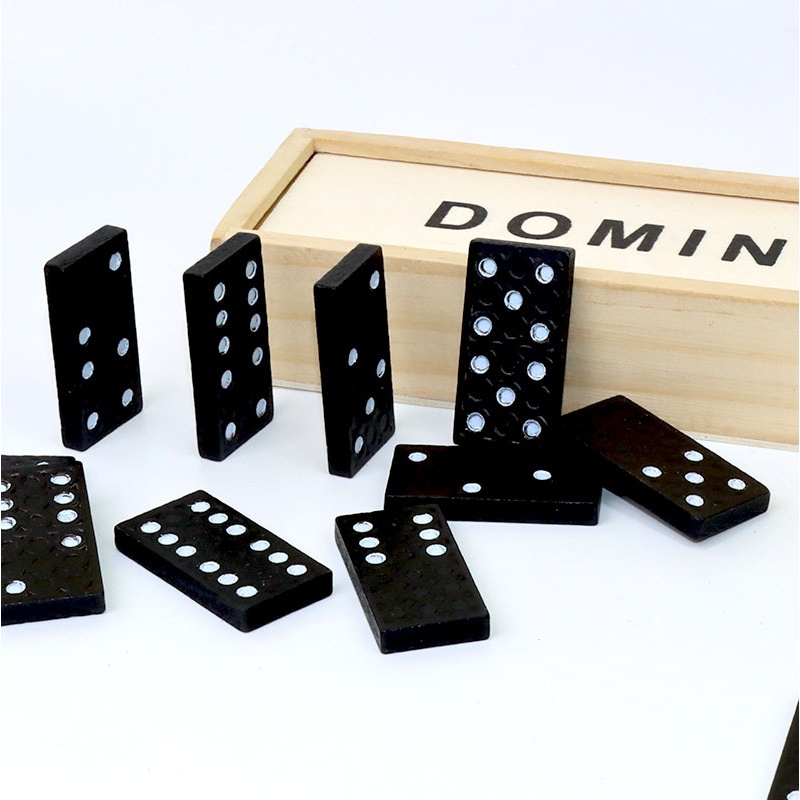 28 Buah Domino Hitam Permainan - Board Game Monopoli ulasan dan harga