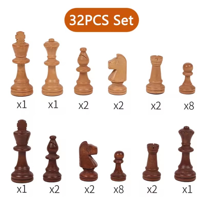 Set Catur lipat kayu magnetik, - Board Game Yearbook ulasan dan harga