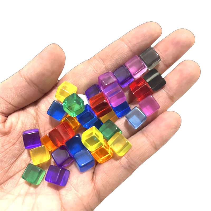 100 buah/set 8mm kubus bening  - Board Game Hegemony ulasan dan harga