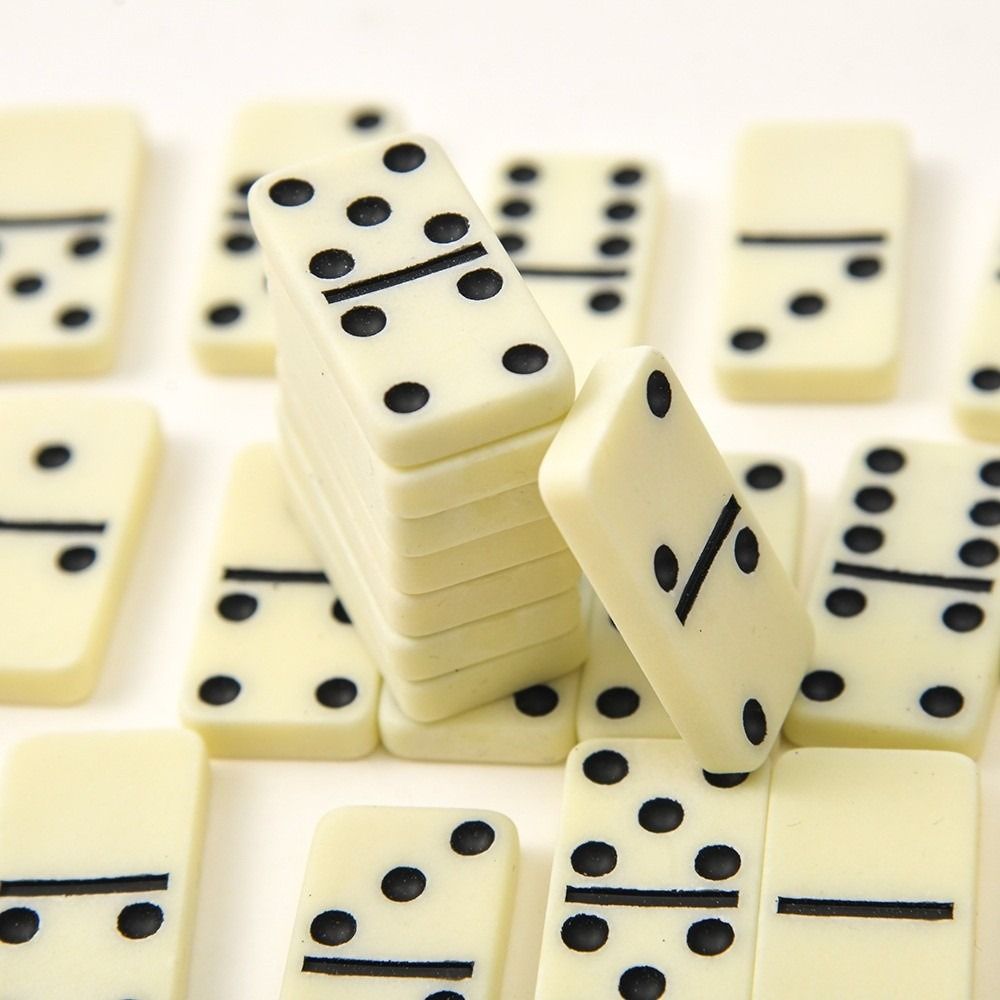28 Buah Set Domino Enam Ganda  - Board Game Monopoli ulasan dan harga