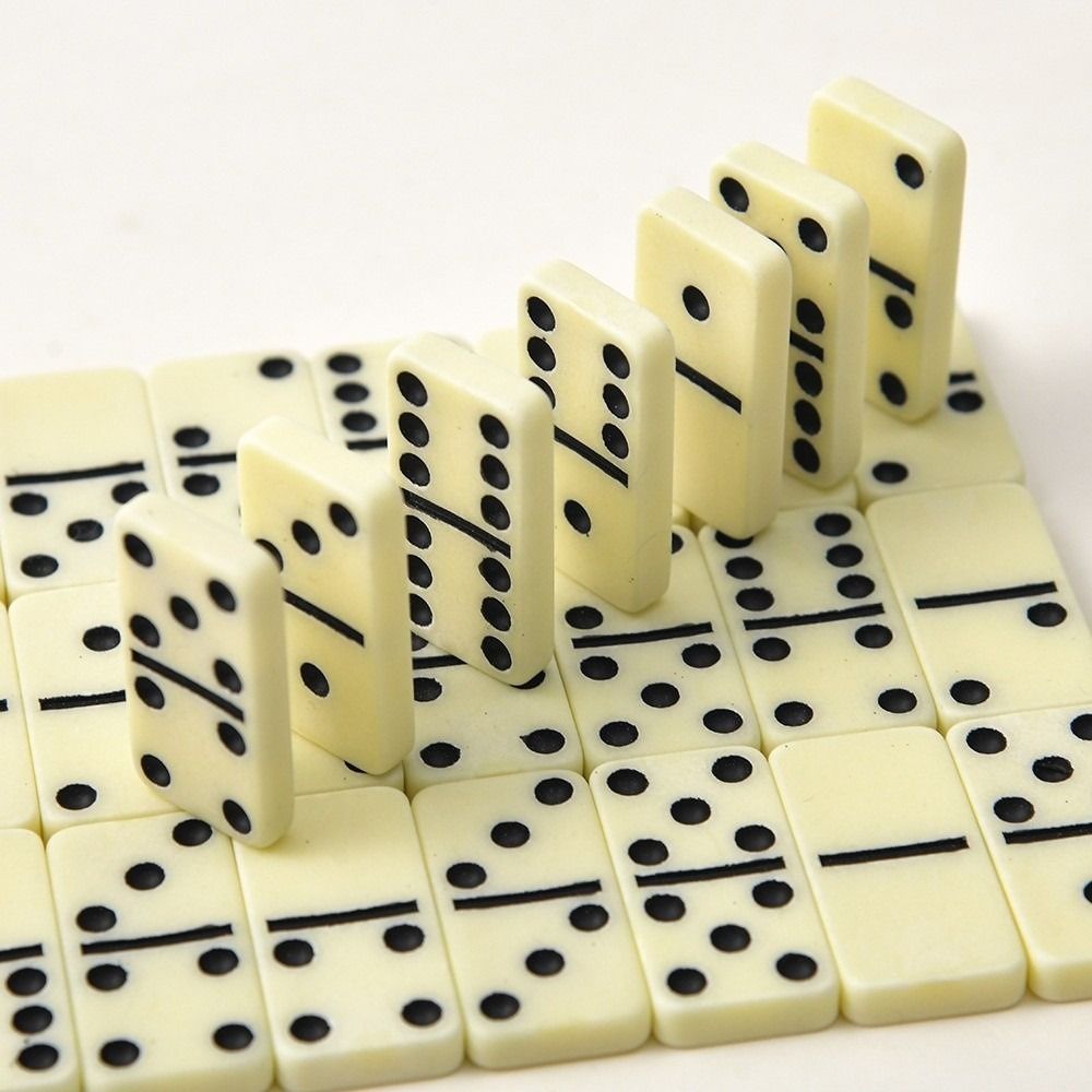 28 Buah Set Domino Enam Ganda  - Board Game Monopoli ulasan dan harga