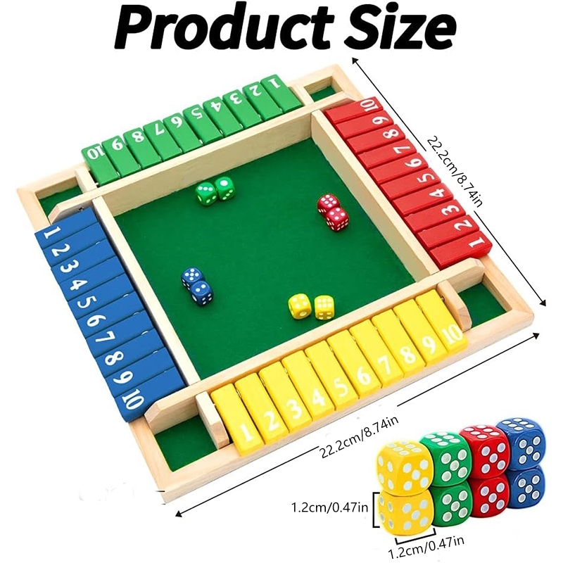 Permainan Papan Dadu Aritmatik - Board Game For 3 Players ulasan dan harga