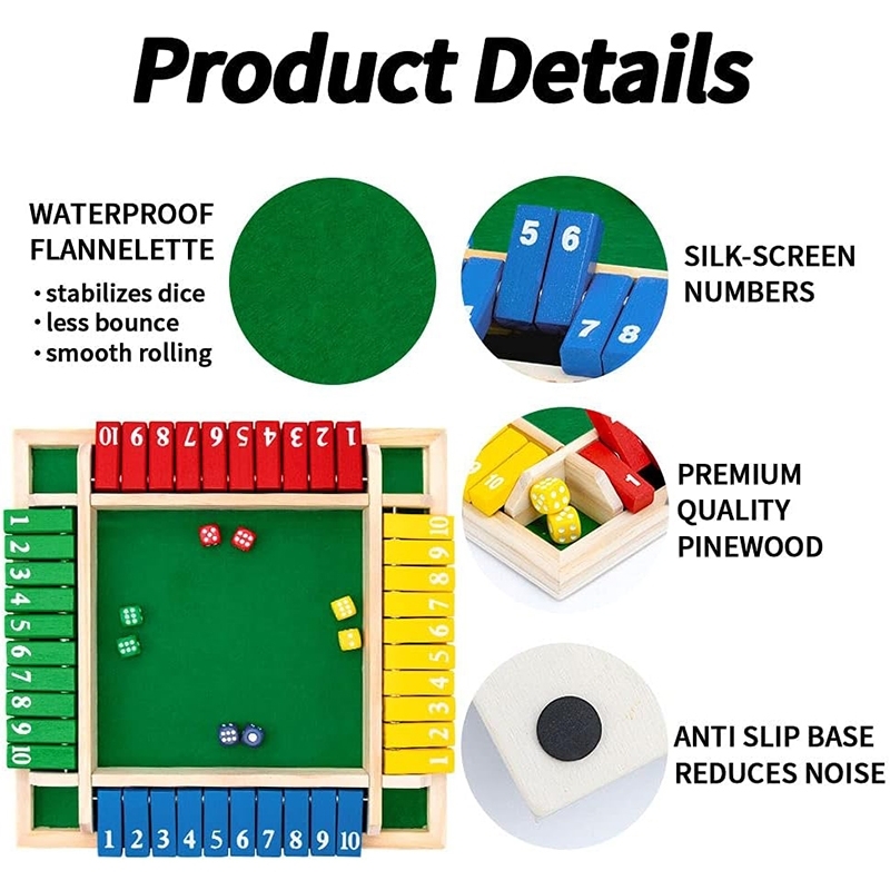 Permainan Papan Dadu Aritmatik - Board Game For 3 Players ulasan dan harga