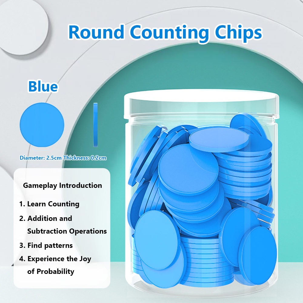 100 Buah Chip Penghitung Plast - Board Game Hegemony ulasan dan harga