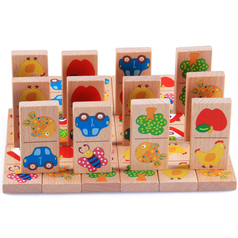 28 Buah Mainan Bayi Blok Domin - Board Game Monopoli ulasan dan harga