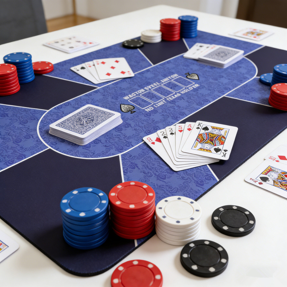 Alas Meja Poker Texas Hold'em  - Board Game Table ulasan dan harga