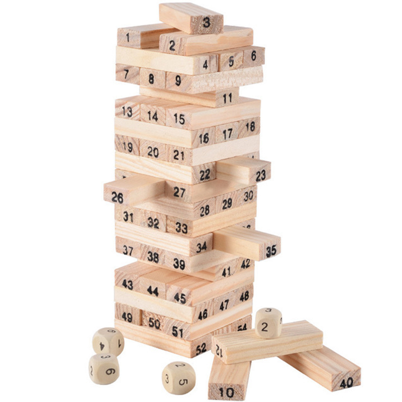 54 Buah Blok Bangunan Mainan L - Board Game Monopoli ulasan dan harga