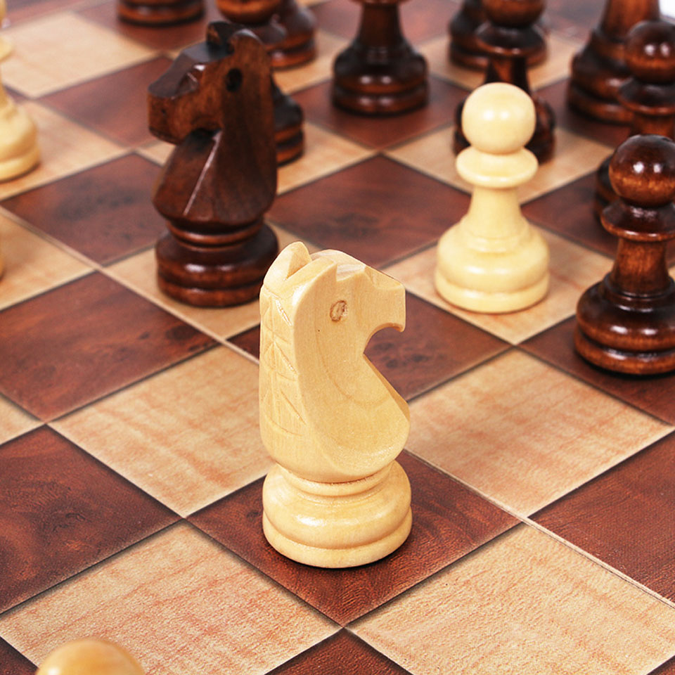 3 in 1 Permainan Catur Kayu Ba - Board Game Yearbook ulasan dan harga