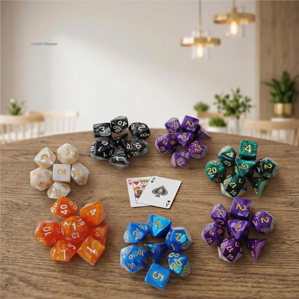 7 Buah Set Dadu Permainan Papa - Board Game Hegemony ulasan dan harga