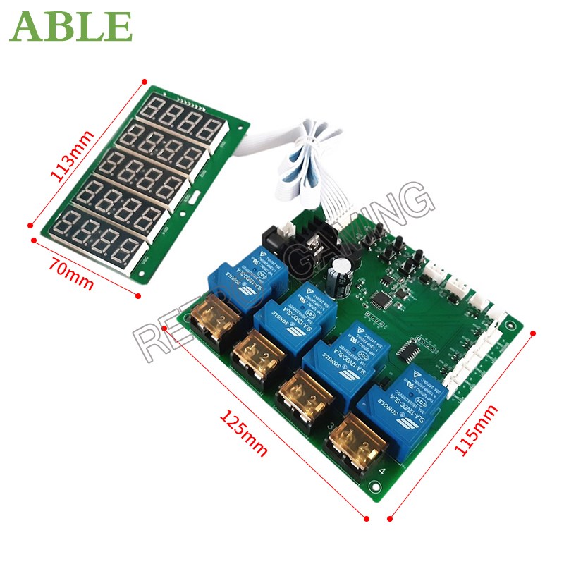 JY-215 Inbuilt Counter 4 Chann - Board Game Hegemony ulasan dan harga